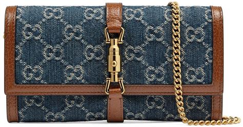 jackie wallet gucci|Gucci jackie denim bag.